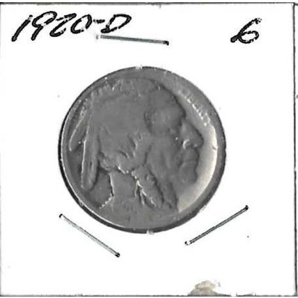 1920-D US Buffalo Nickel G
