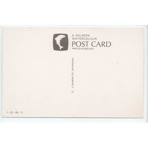 Llangollen Canal Map Postcard 122