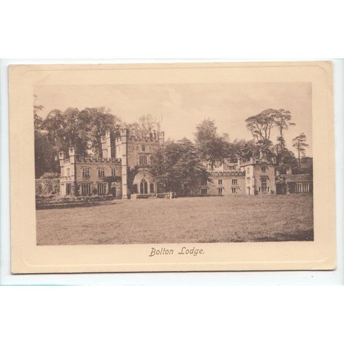 Bolton Lodge Bolton Abbey North Yorkshire 1909 Postcard