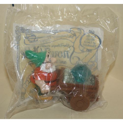 1993 McDonalds Disney's Snow White Doc & Diamond Cart Mint in Package