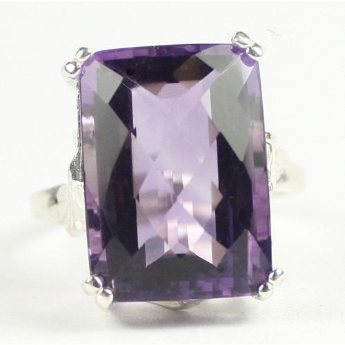 Amethyst, 925 Sterling Silver Ladies Ring, SR039