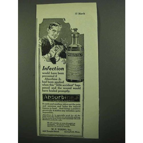 1920 Absorbine Jr. Ad - Infection