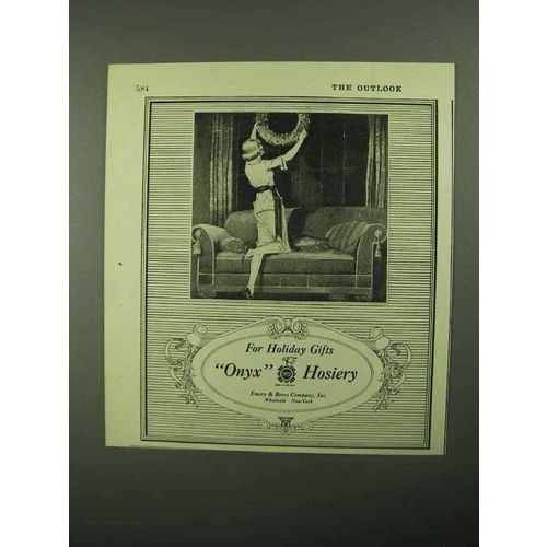1921 Onyx Hosiery Ad - For Holiday Gifts