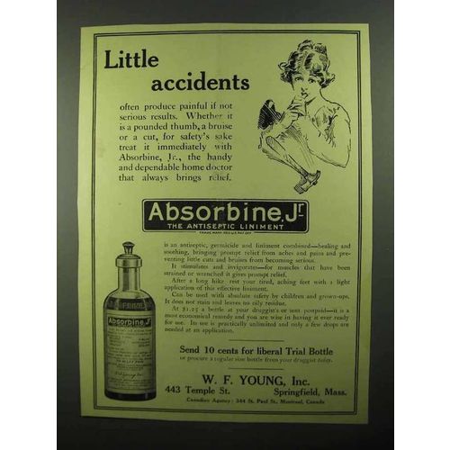 1920 Absorbine Jr. Ad - Little Accidents