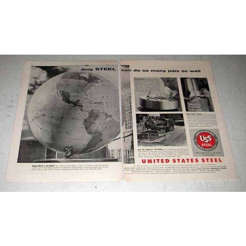 1956 United States Steel Ad - So Many Jobs So Well