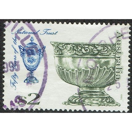 Australia 1995 50th Anniversary National Trusts $2 Green and Blue SG1517 FU