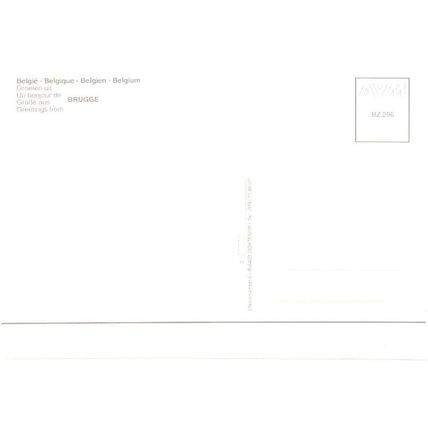 Belgium; land map; spots of interest; Brugge