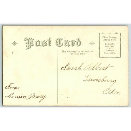 1910 Cute Adorable Young Girls Dress up for Birthday Postcard (A14