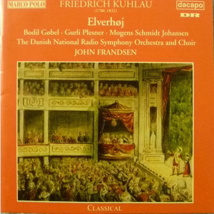FRIEDRICH KUHLAU ELVERHOJ MUSIC CD with JOHN FRANDSEN BODIL GOBEL GURLI PLESNER