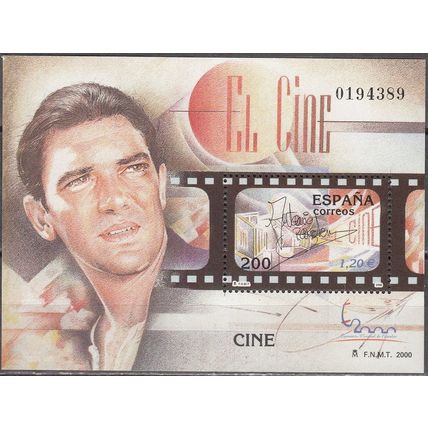 España 2000 Michel Bloc Feuillet 88 Neuf ** Cote (2008) 2.80 € Cinéma