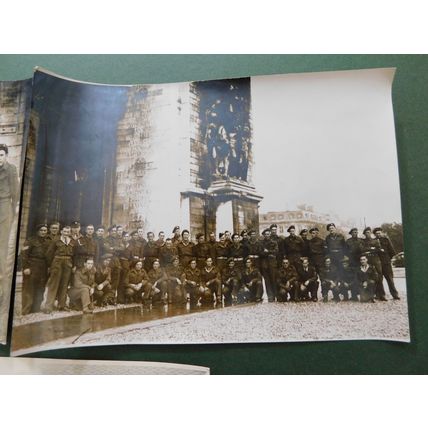 WW2 Photographs British Military Soldiers BAOR Bad Driburg & Arc De Triomphe