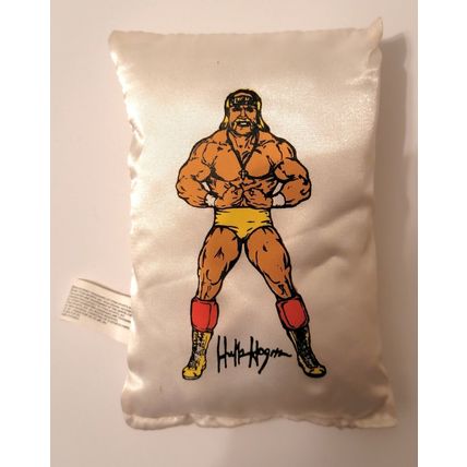 wwf ljn hasbro wrestling superstars 6" hulkamania hulk hogan wrestling pillow
