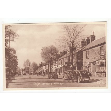 High Street Stevenage Postcard Hertfordshire Frith SVE 26