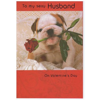 Valentine Card - To My Sexy Husband - Quality Large Card 9x6.5" BN Nigel Quiney