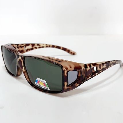 LARGE FIT OVER PRESCRIPTION GLASSES POLARIZED SUNGLASSES COVER ALL WRAP AROUND