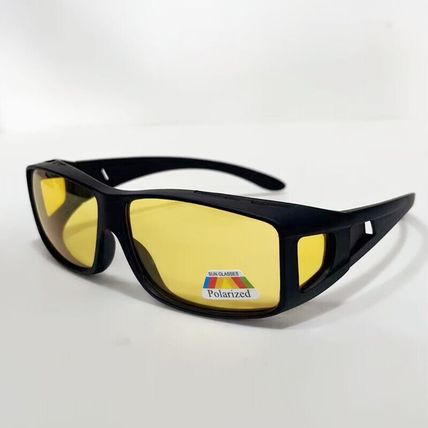 LARGE FIT OVER PRESCRIPTION GLASSES POLARIZED SUNGLASSES COVER ALL WRAP AROUND