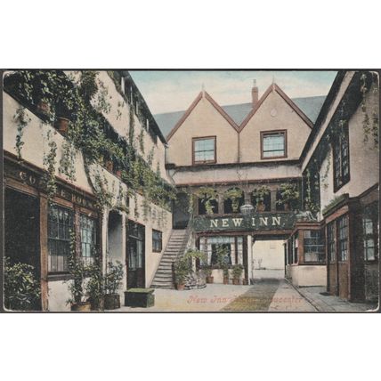 New Inn Hotel, Gloucester, Gloucestershire, c.1905-10 - Valentine's Postcard