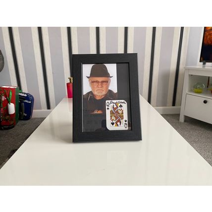 Frank Cullotta CASINO signed autograph gangster card framed playing poker