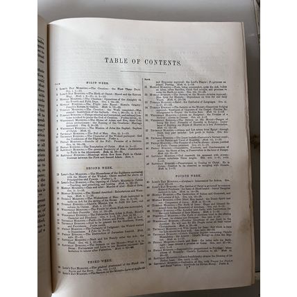 ANTIQUE BIBLE ALTAR OF THE HOUSEHOLD 1800's REV ROBERT JAMIESON HARDBACK