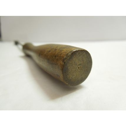 Vintage SOLDERING IRON with wood handle 12”