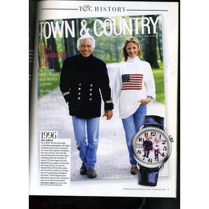 TOWN & COUNTRY MAGAZINE FEB. 2021 TESSA THOMPSON cover 21st Century STAR NEW