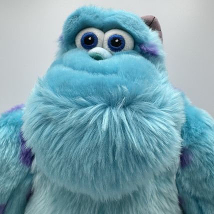 Disney Store Monsters Inc SULLEY Plush Toy Pixar Stuffed Animal 15” Blue Monster