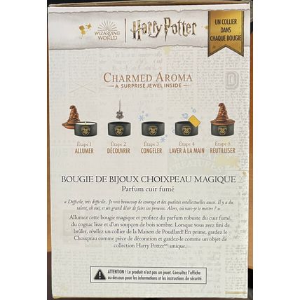 Harry Potter Charmed Aroma Sorting Hat Candle With Necklace Brand New Sealed