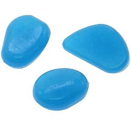 Oubest Fish Tank Rocks Glow Blue/Glow in the Dark Pebbles for Garden/Fish Tank/A