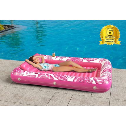 Jasonwell Inflatable Tanning Pool Lounger Float 4 in 1 Sun Tan Tub Sunbathing Po