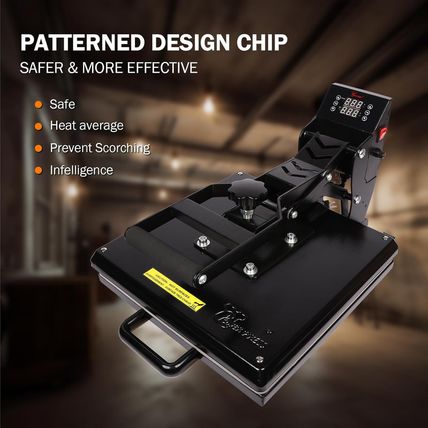 Powerpress Industrial-Quality Digital Sublimation Heat Press Machine for T Shirt