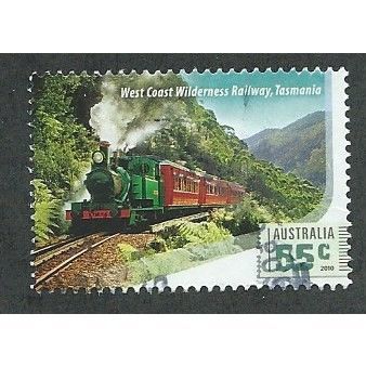 AUS 2010 55c 'RAILWAYS - WEST COAST WILDERNESS ' FINE USED (EBID34-972)
