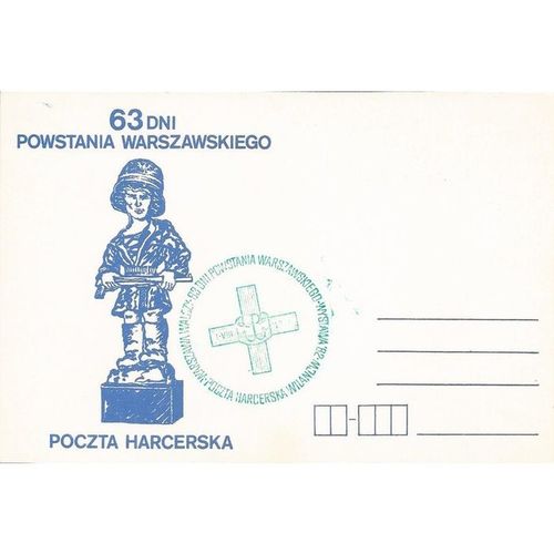 Poland: Special Postmark: 63 Days of the Warsaw Uprising.