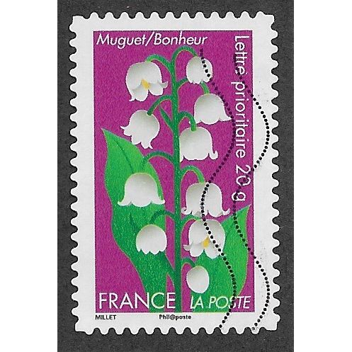 FRA 2012 (60c)(S/A) 'FLOWERS - LILY OF THE VALLEY ' FINE USED (EBID56-675)
