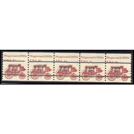 1898Ab 4c Stagecoach Fine MNH Dry Gum PNC 3/5 Gap 2L Z5142