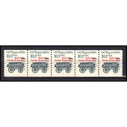 2130a 10.1c Oil Wagon Very Fine MNH Dry Gum PNC 2/5 Red AA0424