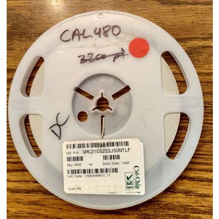 Lot of 3000 ?: Cal-Chip GMC21CG222J50NTLF