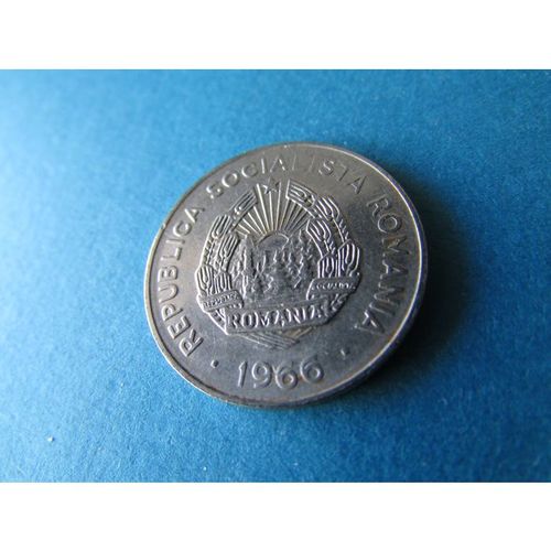 1966 ROMANIA TWENTY FIVE BANI. AAY