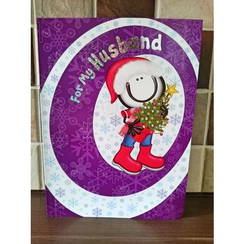 Large Christmas Cards - For My Husband - 02