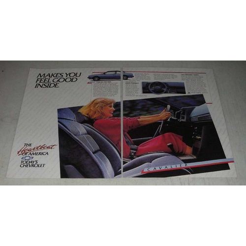 1986 Chevrolet Cavalier RS Coupe Ad - Makes You Feel Good Inside