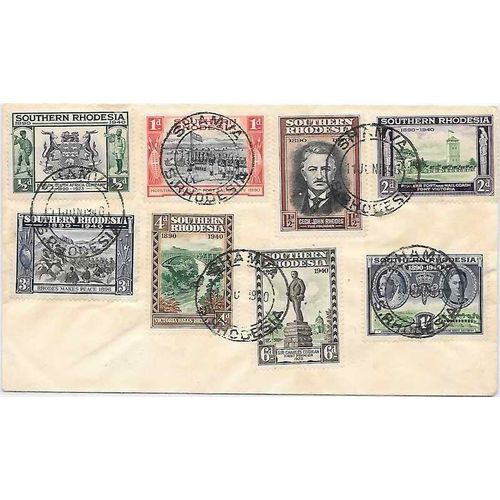 Southern Rhodesia #56-63 1940, nice combo