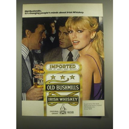 1981 Old Bushmills Irish Whiskey Ad - Old Bushmills. It's changing
