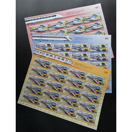 Malaysia Electric Train Service ETS 2018 Locomotive Railway (sheetlet) MNH