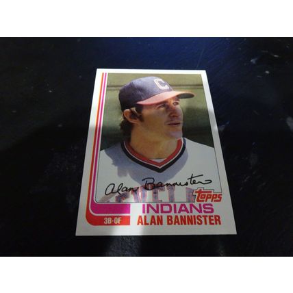 1982 Topps Card # 287A Alan Bannister Near Mint (7) Cleveland Indians