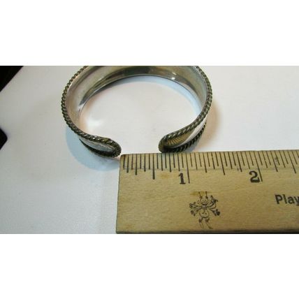 VINTAGE TAXCO Sterling Silver Cuff SLAVE Bracelet 925 Mexico 15.7 grams
