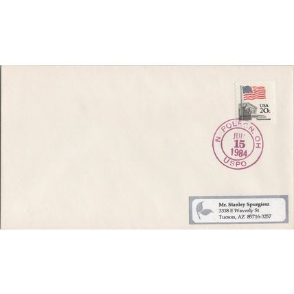 ZAYIX United States Cover 1984 Napoleon, OH Town Cancel 3 covers 050922-SM53