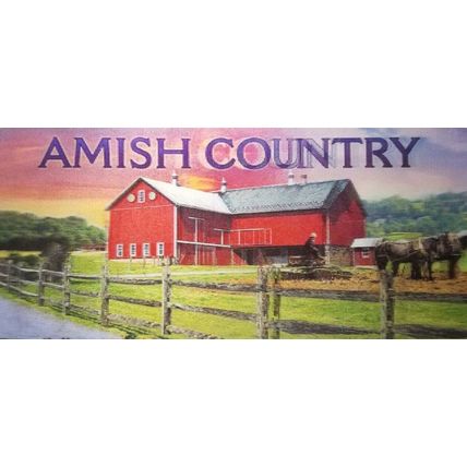 Amish Country 3D Fridge Magnet