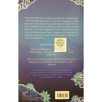 RIVER OF SMOKE by AMITAR GHOSH second novel in Ibis Trilogy