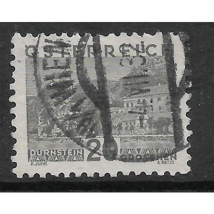 AUSTRIA 1932 LANDSCAPES 20g BLACK DURNSTEIN SG 681 FINE USED#3