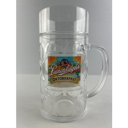 Leinenkugels Oktoberfest German Fest 2015 35th Anniversary Tall Plastic Beer Mug
