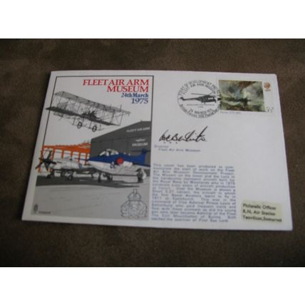 1975 GB Royal Navy Cover - Fleet Air Arm Museum - Signed